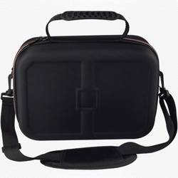 Etui podróżne walizka torba do Nintendo Switch 1, czarne- ochronne z podstawką, dostęp do portów i przycisków