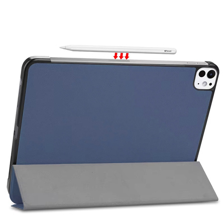 Etui Smart Case pokrowiec obudowa do iPad Pro 13 Gen 5 A2925 A2926 A3007, granatowe
