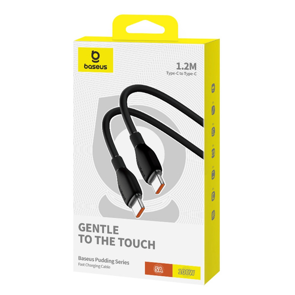 Kabel do tabletu i telefonu Baseus USB-C 100W 1.2m, czarny