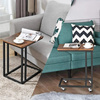 Strado VENGE auxiliary coffee table - laptop side table for sofa and bed 2in1 wheels and legs