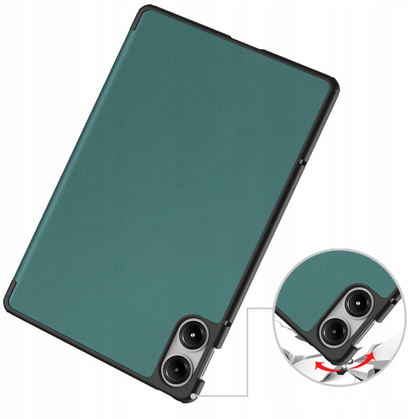 Etui z uchwytem na rysik do Redmi Pad 2 11 2025, ochronne, ciemnozielone