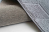 STRADO Rabbit 3D plush soft like rabbit anti-slip carpet 200x300 Silver