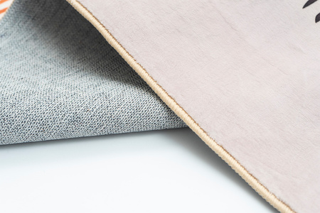 NOVO Strado modern carpet for living room delicate beige velvet pattern Sand Lines 120x160 cm