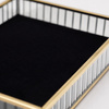 Szklana szkatułka na biżuterię 26x13x4cm 4A Black
