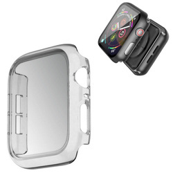 Etui obudowa 2w1 ze szkłem do Apple Watch 4/5/6 40 (Bezbarwne)