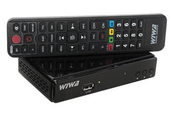 Tuner Wiwa DVB-T2 LITE H.265/HEVC do odbioru telewizji naziemnej